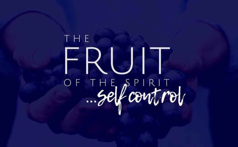 The Fruit of the Spirit: Self Control