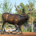 Washington-Irving-Park_Elk-Statue