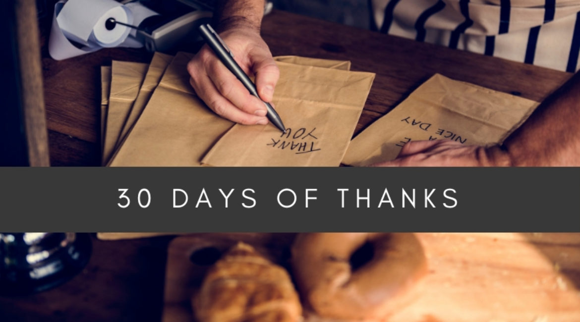 30 Days of Thanks