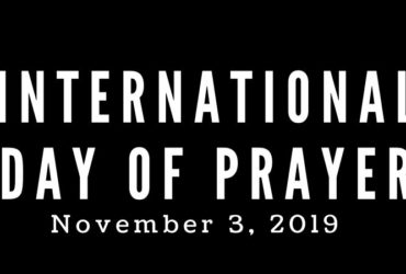 International Day of Prayer (IDOP) November 3, 2019
